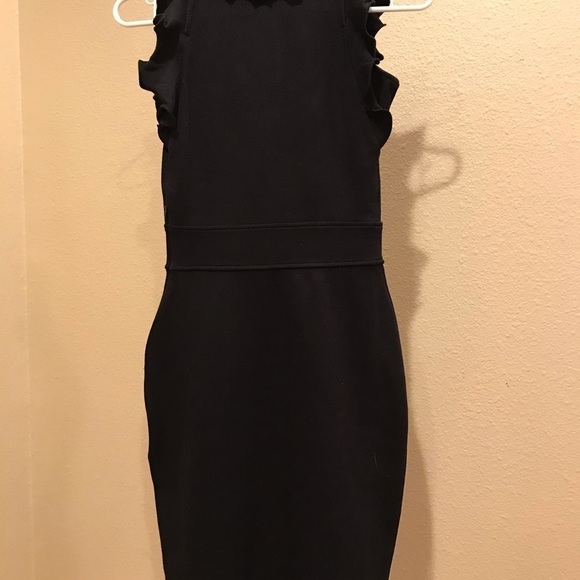 RED VALENTINO Sleeveless Black Dress - Picture 6 of 8